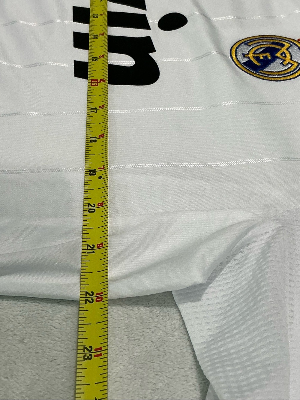 NWT Real Madrid 2012/13 Home Retro Jersey Long Sleeves Ronaldo # 7 Size XL - Picture 7 of 14